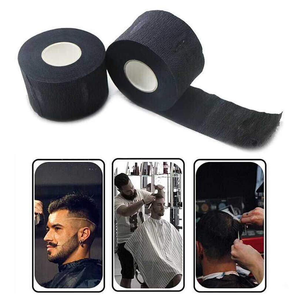RYUJNDK 2 Rolls Salon Neck Paper, Professional Neck Strip Stretchable Paper Hair Cutting Salon Supplies for Barbers and Hairstylists Barber Beauty and Personal Care RYUJNDK