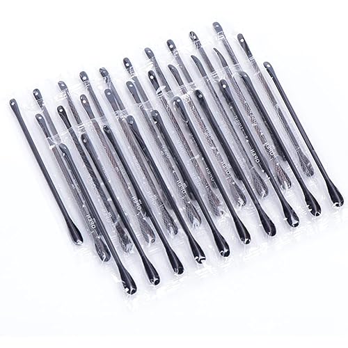 100Pcs Disposable Plastic Blackhead Remover Pimple Popper Tool Professional Double Headed Blackhead Extractor Removal Stick Cotton Swab Beauty Tool Beauty & Personal Care luzen