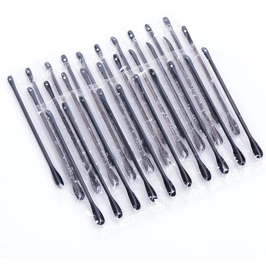 100Pcs Disposable Plastic Blackhead Remover Pimple Popper Tool Professional Double Headed Blackhead Extractor Removal Stick Cotton Swab Beauty Tool Beauty & Personal Care luzen