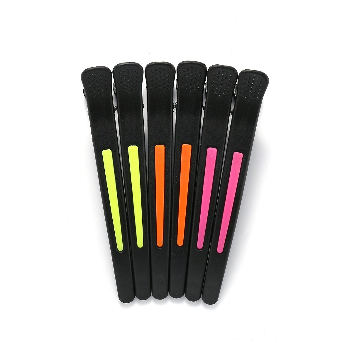 6Pcs/set Pinup Plastic Duck Bill Hair Clips for Sectioning Hair - Professional Non Slip Silicone band Clips Salon DIY Accessories Hairpins Hairgrip Beauty & Personal Care Liasun