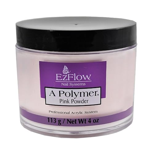 Ezflow Polymer Pink Powder 4 Oz Beauty & Personal Care EzFlow