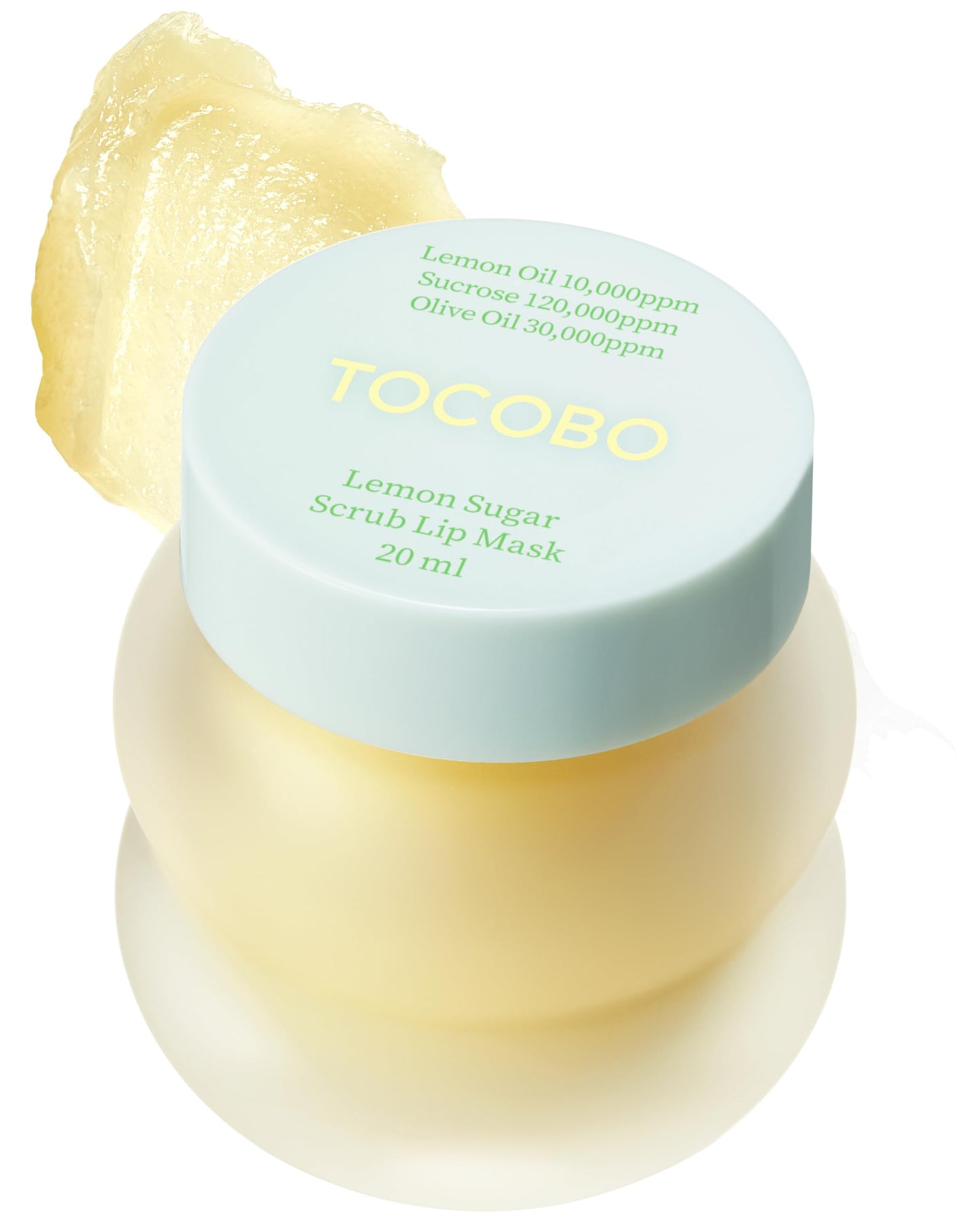 TOCOBO Lemon Sugar Lip Mask - No-Wash Overnight Lip Scrub & Sleeping Mask - Melting Sugar Crystals + Lemon Oil Exfoliating Treatment for Dry, Flaky Beauty and Personal Care TOCOBO