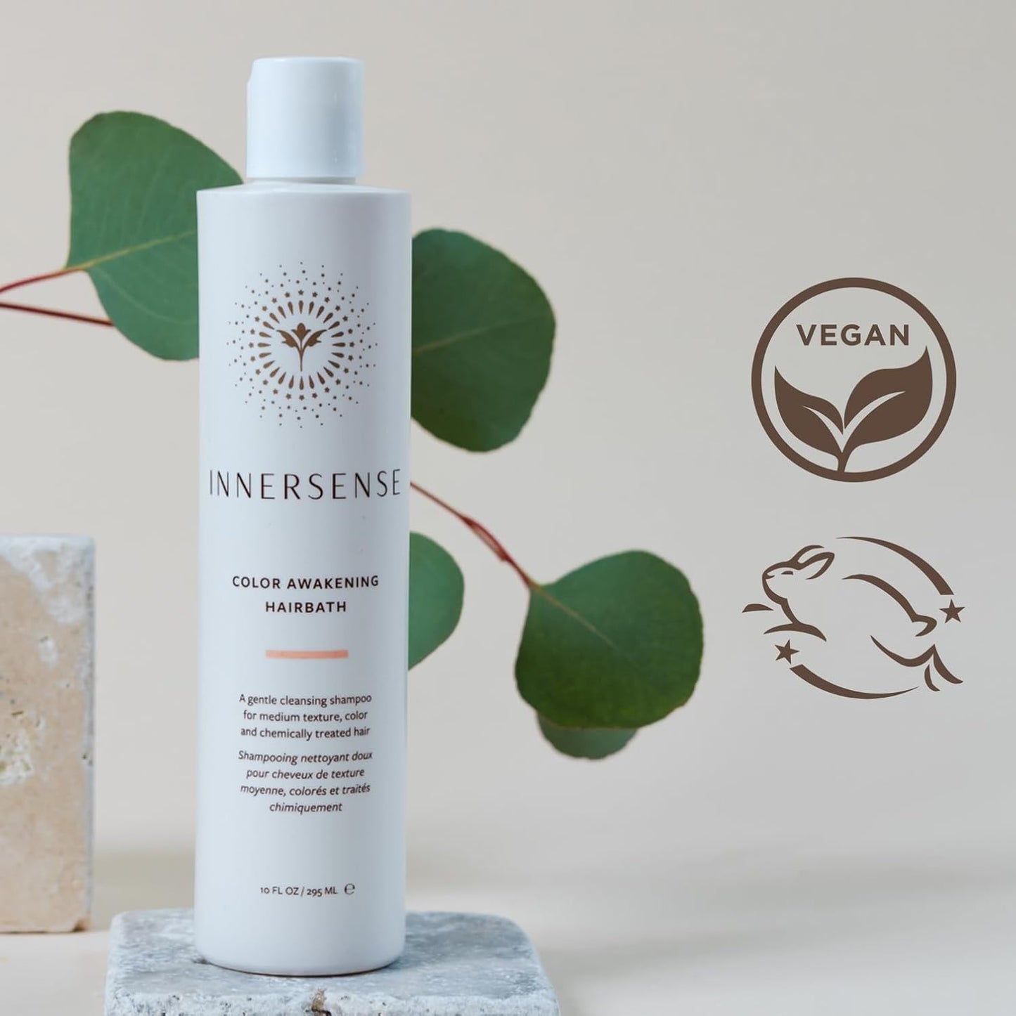 INNERSENSE Organic Beauty - Color Awakening Hairbath Shampoo + Daily Conditioner Duo | Non-Toxic, Cruelty-Free, Clean Haircare (10 fl oz each) Beauty & Personal Care INNERSENSE