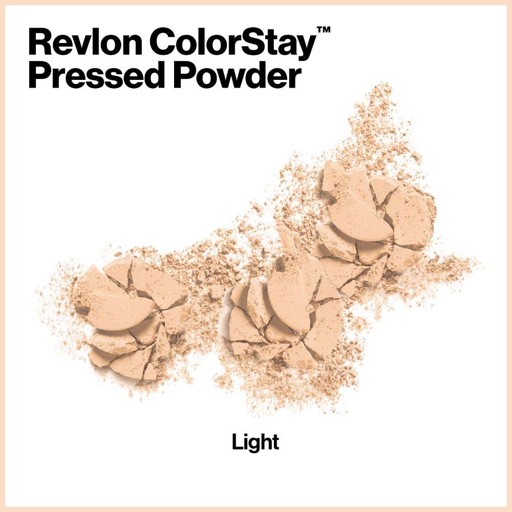 Revlon ColorStay Pressed Powder Face Makeup, Longwearing, Fragrance-Free, Noncomedogenic, 375 Toffee, 0.3 Oz Beauty & Personal Care REVLON