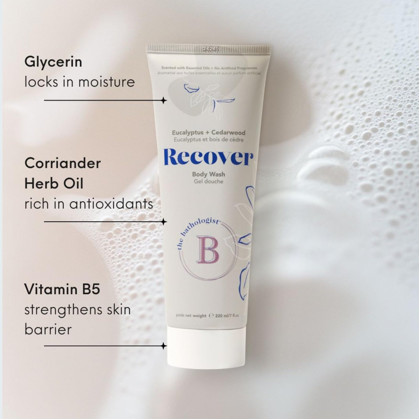 The Bathologist Recover Creamy Body Wash, Eucalyptus & Cedarwood, Soothing Body Cleanser for Post-Workout Recovery, Hydrating, Gentle Formula for All Beauty & Personal Care Bathorium