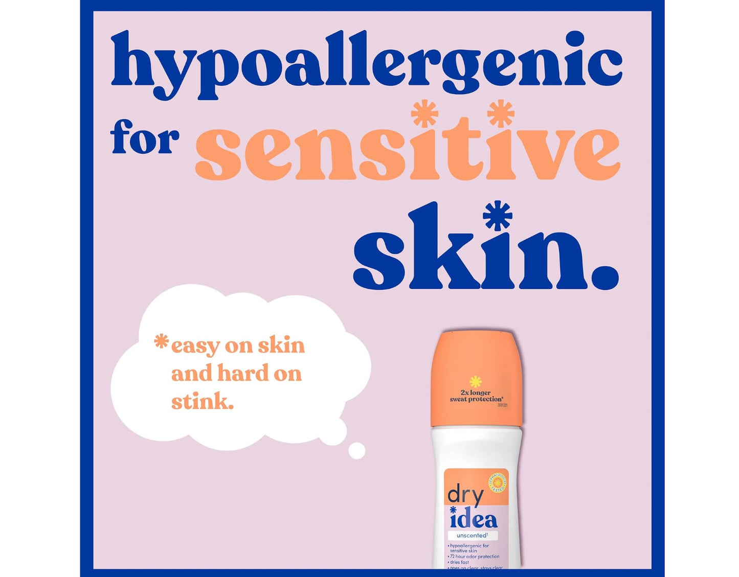 Dry Idea Advanced Antiperspirant Deodorant Roll-On Unscented,3.25 oz (Pack of 3) Beauty and Personal Care Dry Idea