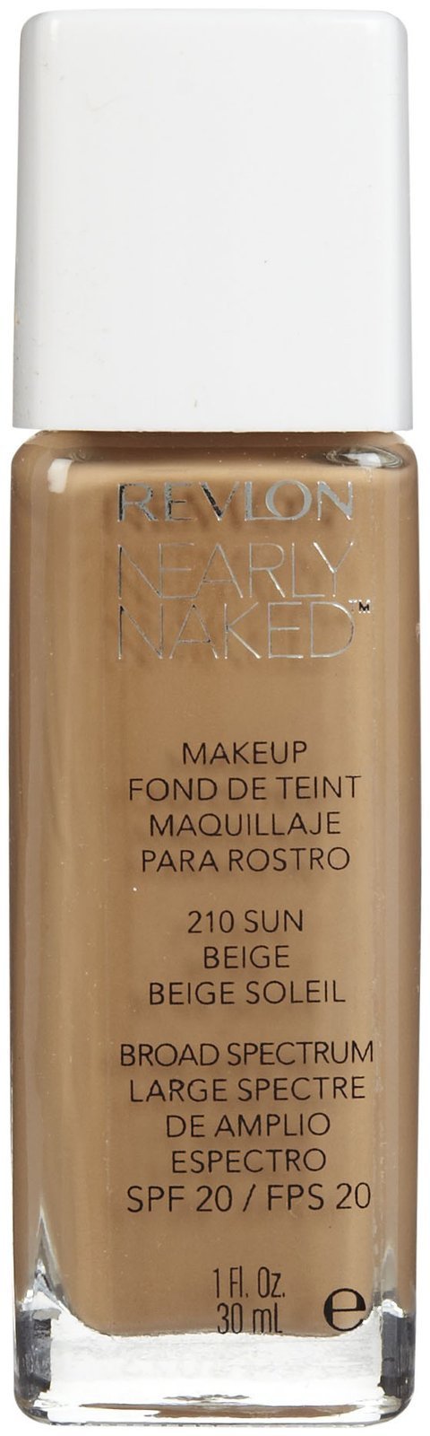 Revlon Nearly Naked Liquid Makeup Broad Spectrum SPF 20, #210 Sun Beige, 1 Fluid Ounce Beauty & Personal Care REVLON