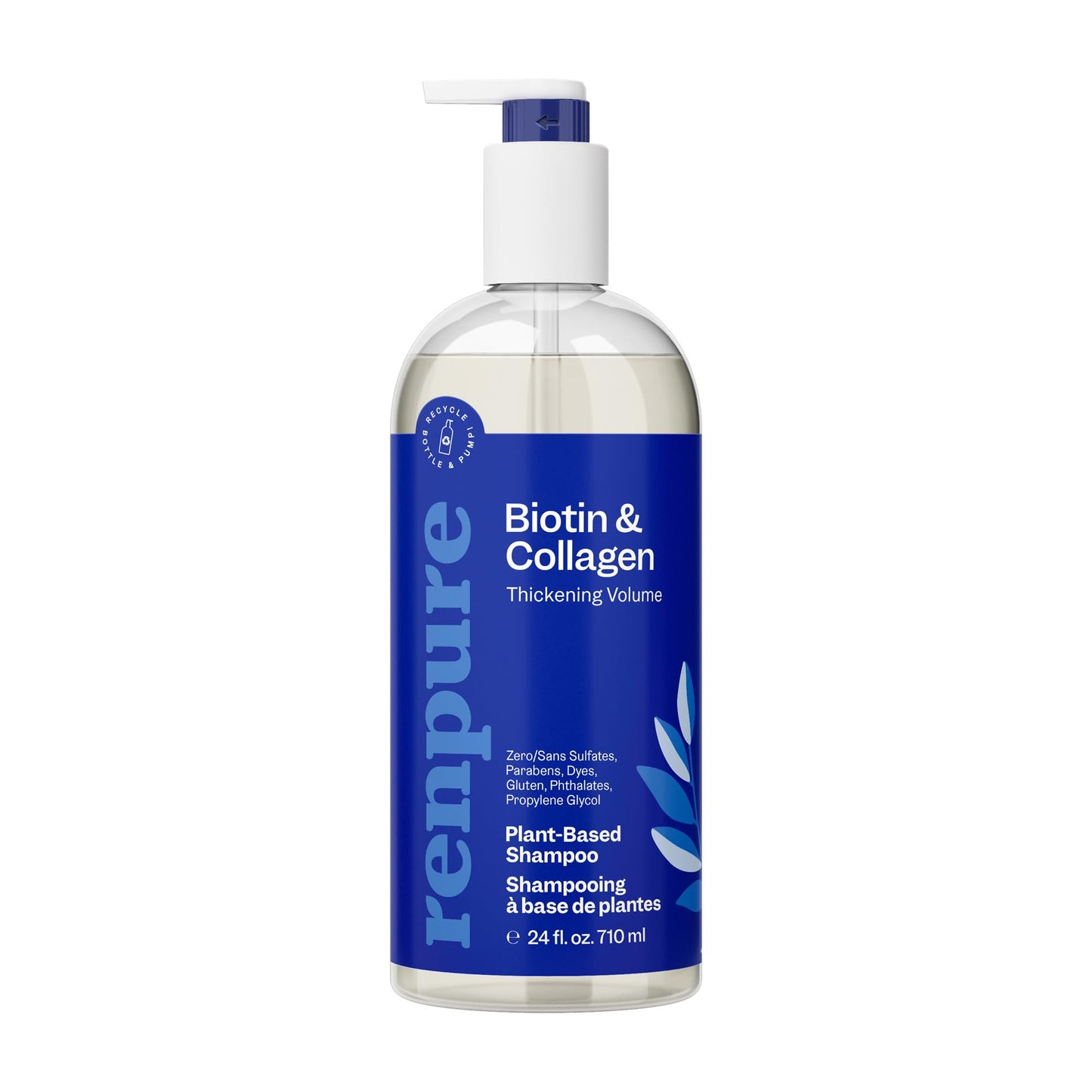 Renpure, Shampoo Biotin Collagen, 24 Fl Oz Beauty & Personal Care RENPURE