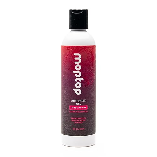 MopTop Salon Anti Frizz Hair Gel - Salon Quality Curl Defining Gel to Enhance Wavy, Curly and Kinky-Coily Hair, Medium Hold, For Frizz Control, Beauty & Personal Care MopTop