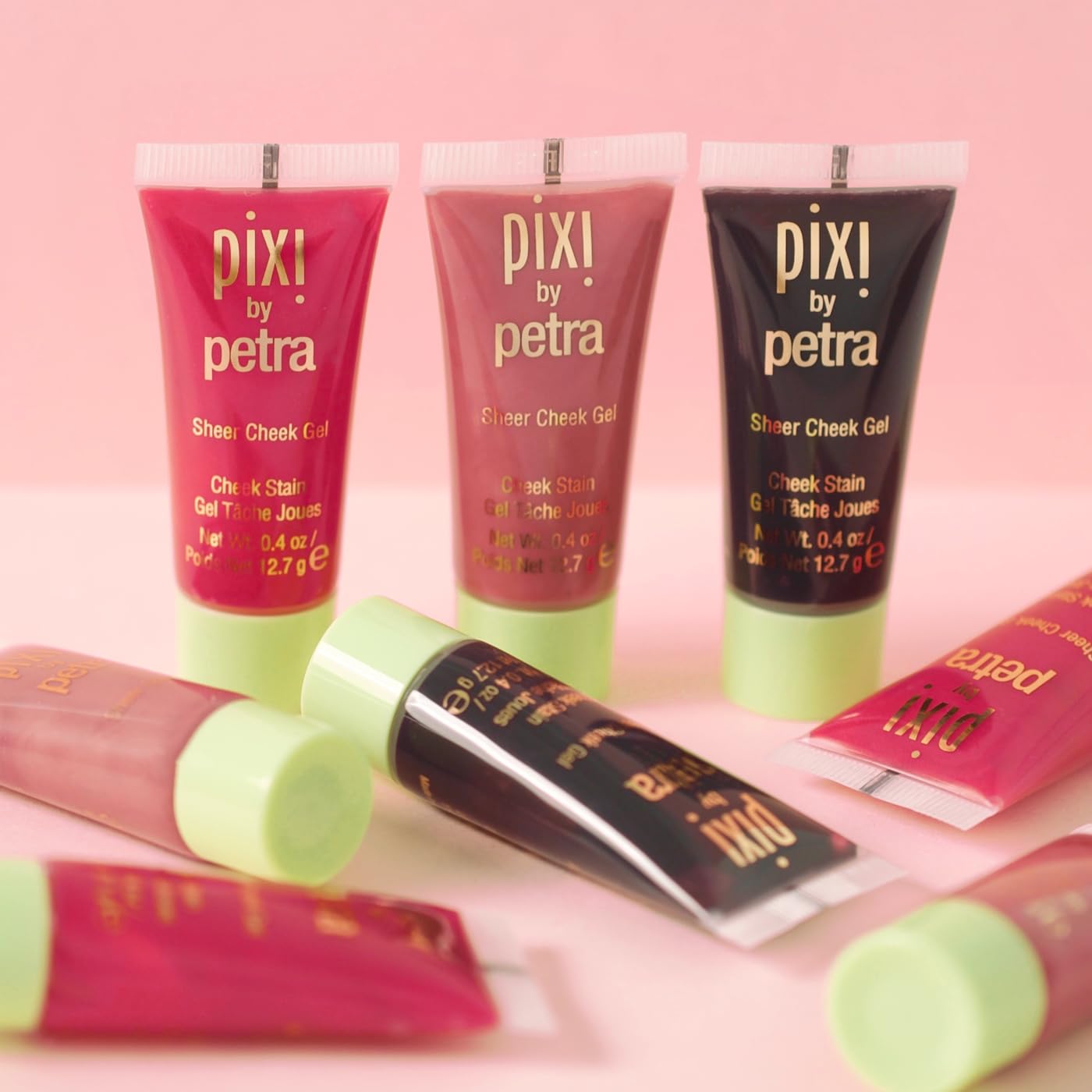 Pixi Beauty Sheer Cheek Gel - Rosy | Gel Blush For A Sheer Flush Of Colour | Oil-Free & Fragrance-Free Hydrating Liquid Blush | 0.45 Fl Oz Beauty & Personal Care Pixi
