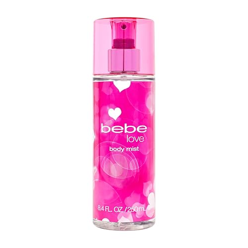 Bebe Love Body Mist - Body Spray for Women - Floral Fruity Fragrance Mist - Romantic Scent with Sicilian Lemon, Redcurrant, and Pink Freesia - 8.4 oz Beauty & Personal Care bebe