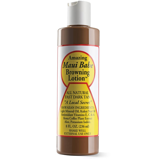 Browning Lotion - All Natural Fast Dark Tan 8 fl.oz Beauty & Personal Care Maui Babe