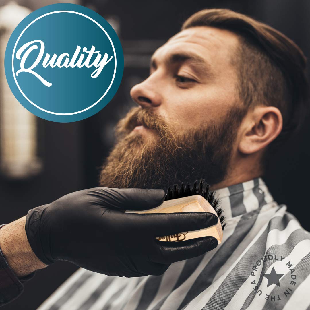 Fuller Brush Beard & Mustache Brush - Natural Boar Bristles for Gentle Grooming & Styling - Maple Wood Handle - Comfortable Grip - Ideal for All Beard Beauty & Personal Care Fuller Brush