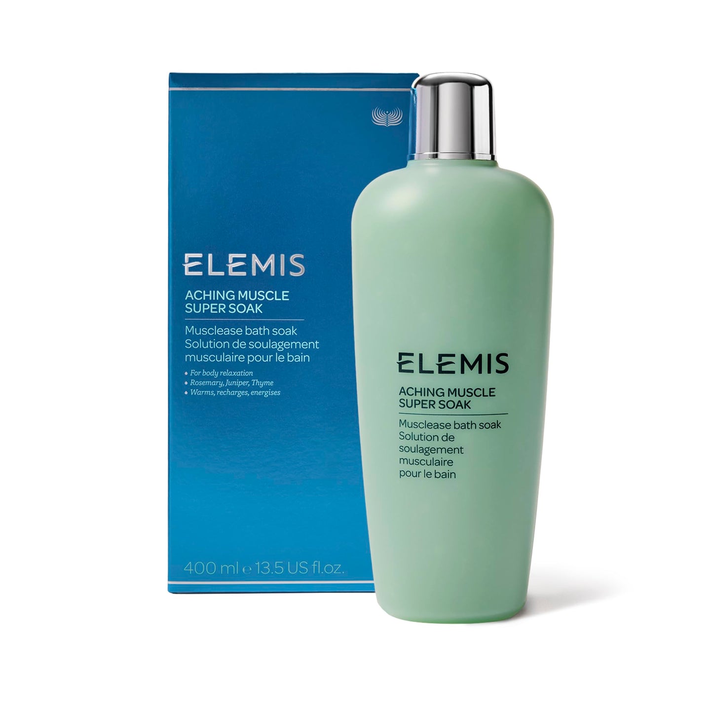 ELEMIS Aching Muscle Super Soak 400ml, Natural Bath Milk Soak To Ease Muscle Aches & Tension Beauty & Personal Care ELEMIS