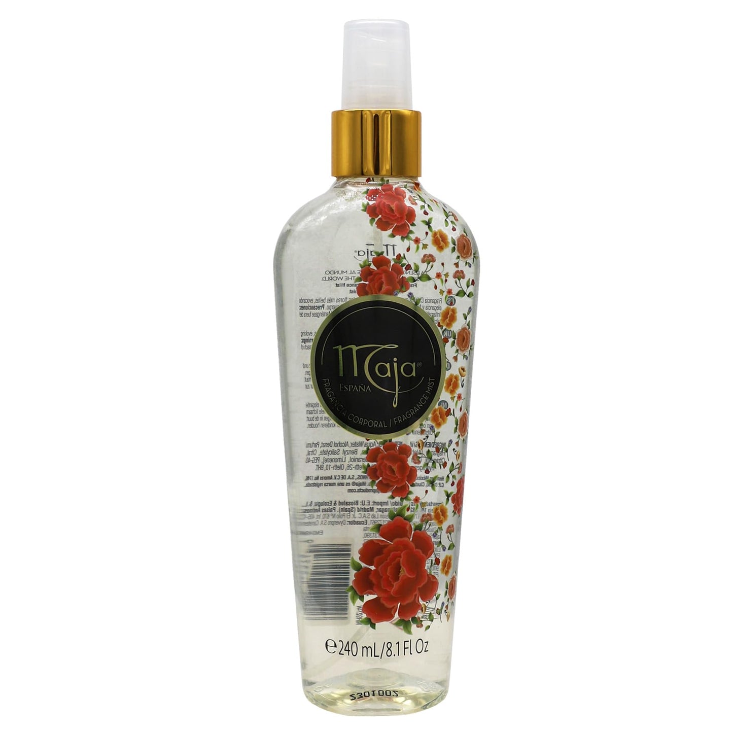 Maja Classic Perfumed Body Mist, Delicately Scented to refresh your Body with Flowers Essential Oils, Transparent, 8.1 Fl Oz, Spray Bottle Beauty & Personal Care Maja
