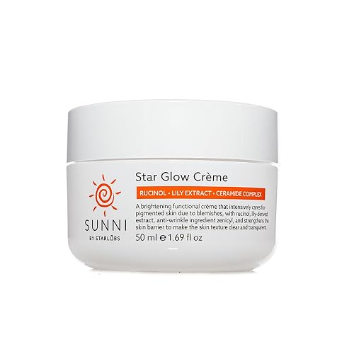 Hansi Naturals SUNNI Star Glow Creme, Brightening Face Cream with Rucinol and Lily Extract, 1.69 fl oz Beauty & Personal Care StarLabs