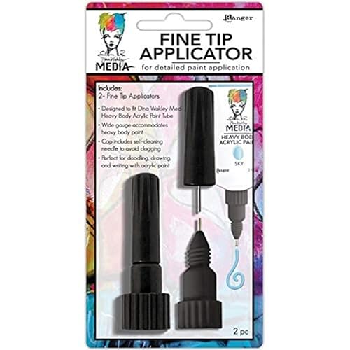 Ranger Dina Wakley Media Fine Tip Applicators 2/Pkg Beauty & Personal Care Ranger