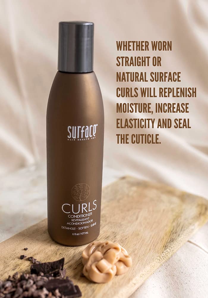 Surface Hair - Curls Moisturizing Conditioner- Defines, Adds Shine, and Provides Frizz Free Style Longevity - 6 fl oz Beauty & Personal Care SURFACE
