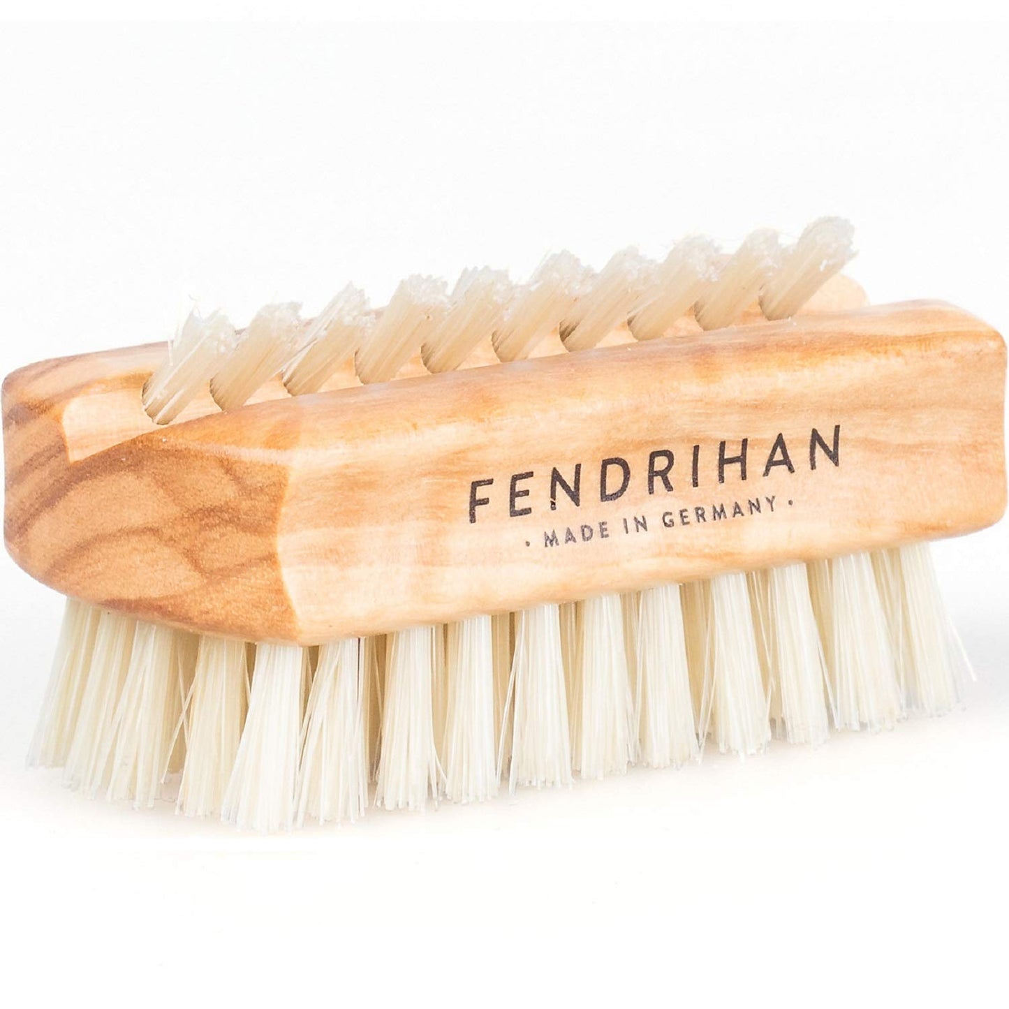 Fendrihan Travel Size Dual Sided Olivewood Nail and Hand Brush with Natural Boar Bristles 2.3" (Made in Germany) Beauty & Personal Care Fendrihan
