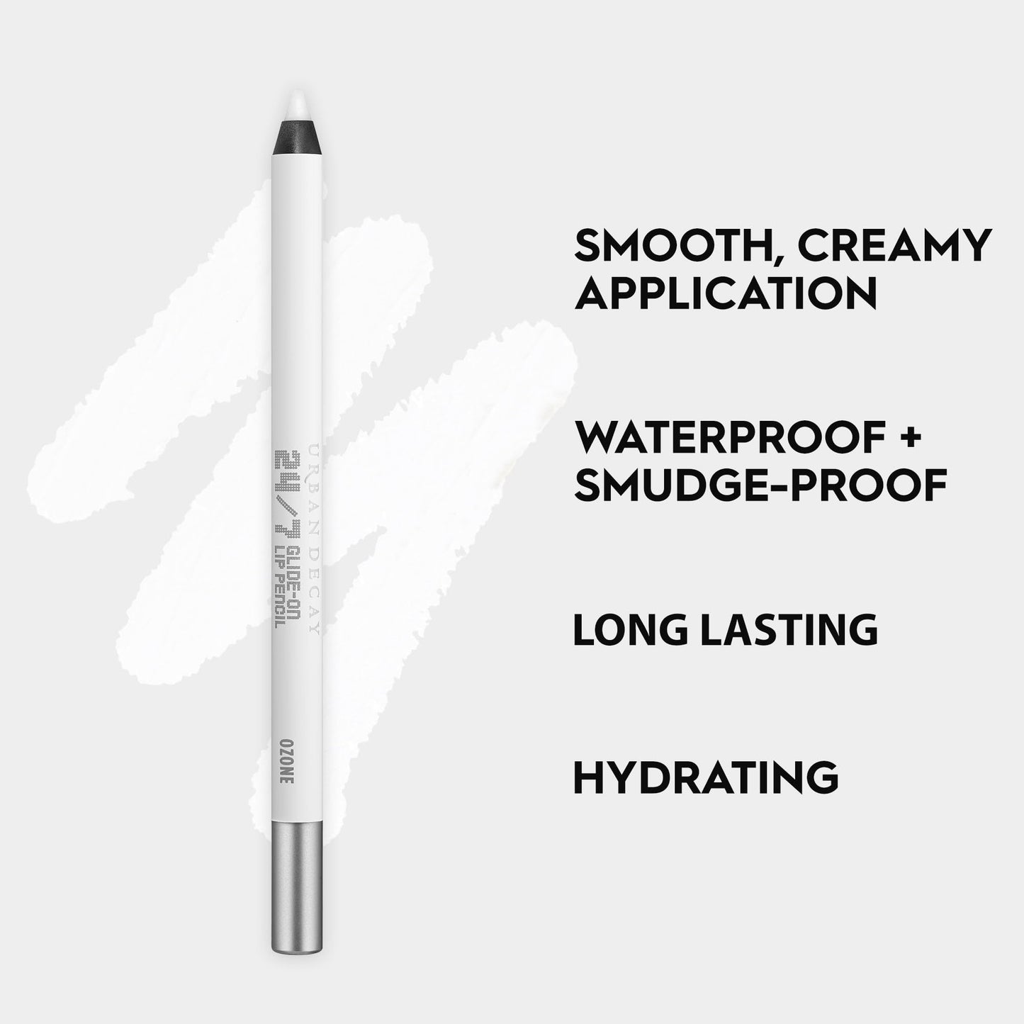 URBAN DECAY 24/7 Glide-On Waterproof Lip Pencil (Ozone - Clear), Smudge-Proof, Longwearing Lip Liner, Smooth & Creamy Colors, Moisturizing Formula Beauty & Personal Care URBAN DECAY
