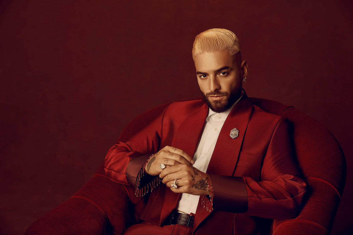 ROYALTY BY MALUMA Onyx from - Perfume for Men - Fresh, Bright, and Luminous Scent - Opens with Notes of Cardamom, Pear, and Bergamot Beauty & Personal Care Royalty By Maluma