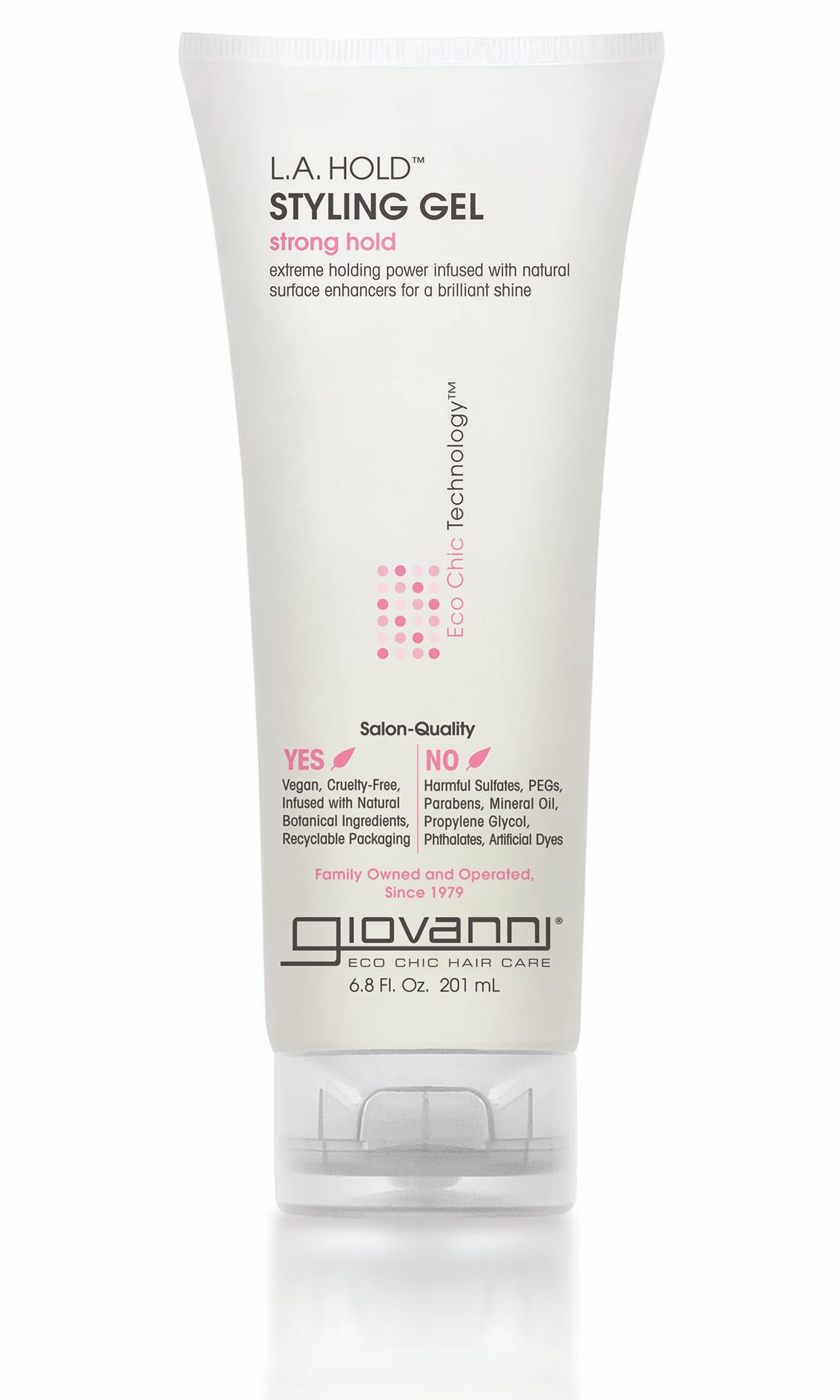 GIOVANNI L.A. Hold Styling Gel - Strong Hold, Hair Gel for Women and Men, Vegan, No Parabens or Phthalates, Infused with Natural Botanical Beauty & Personal Care GIOVANNI