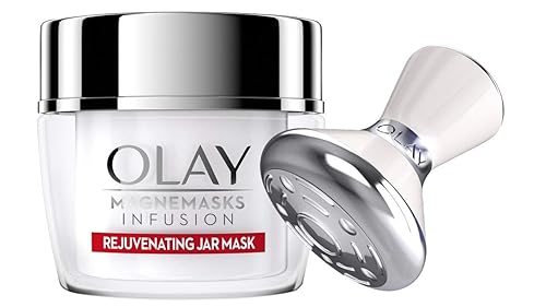 Face Mask by Olay Magnemasks Infusion - Korean Skin Care Inspired Deep Hydration, Rejuvenating Face Mask for Fine Lines & Sagging Skin - Starter Kit Beauty & Personal Care Olay