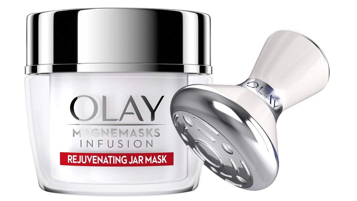 Face Mask by Olay Magnemasks Infusion - Korean Skin Care Inspired Deep Hydration, Rejuvenating Face Mask for Fine Lines & Sagging Skin - Starter Kit Beauty & Personal Care Olay