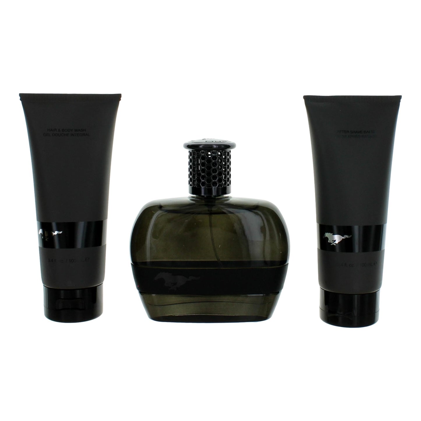 Mustang Black by Mustang, 3 Piece Gift Set for Men Beauty & Personal Care MUSTANG