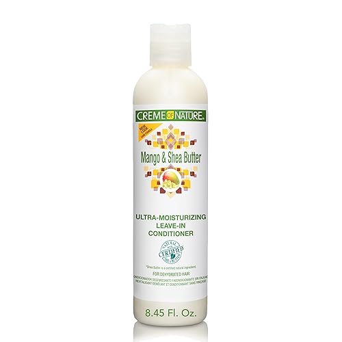 Creme of Nature Mango and Shea Butter Ultra-Moisturizing Leave In Conditioner with Certified Natural Ingredients, Creamy No-Rinse Softening Treatment Beauty & Personal Care Creme of Nature