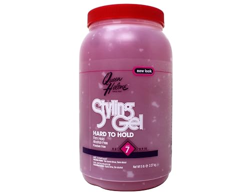 Queen Helene Hard to Hold Styling Gel, Firm Hold 7, Alcohol-Free, Paraben Free, 5 Lb Beauty & Personal Care Queen Helene