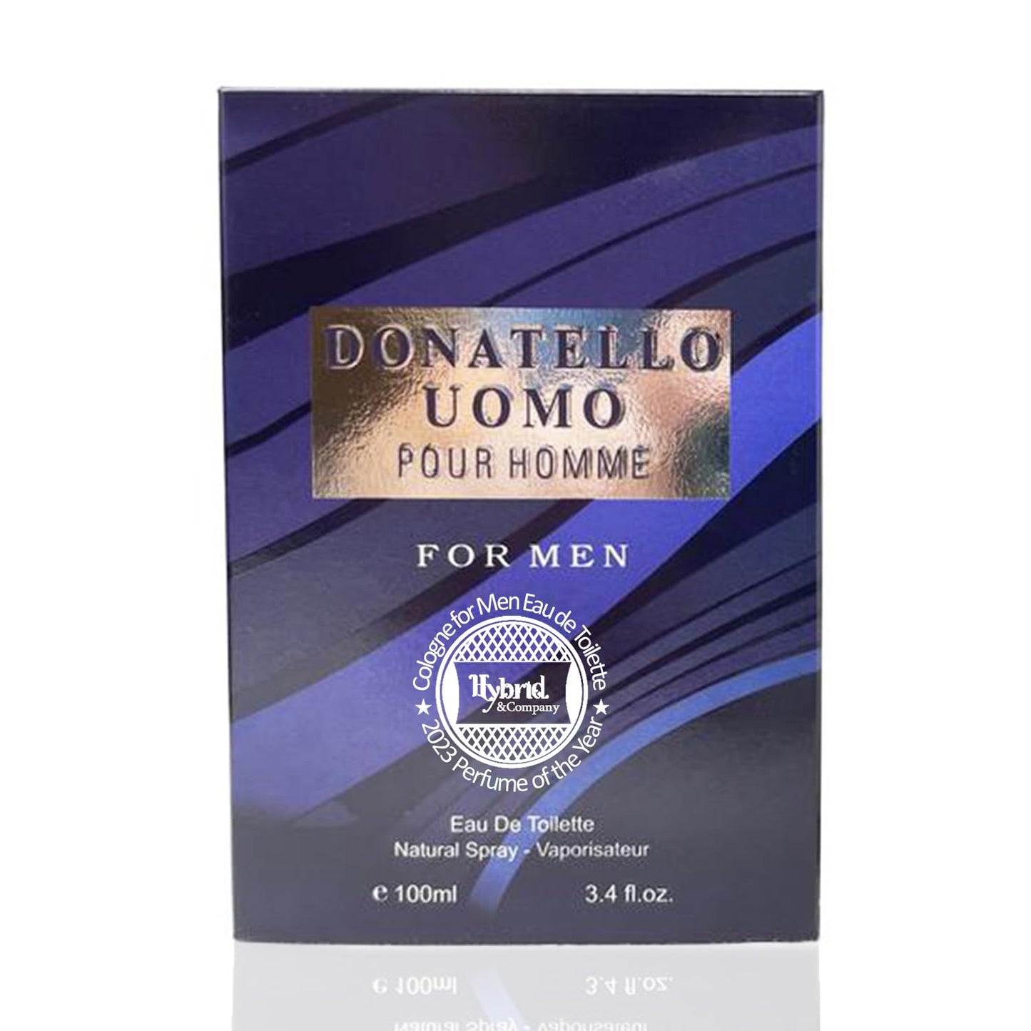 Hybrid & Company Donatello Uomo for Men Eau De Toilette Natural Spray Masculine Scent, 3.4 Fl Oz Beauty & Personal Care Hybrid & Company