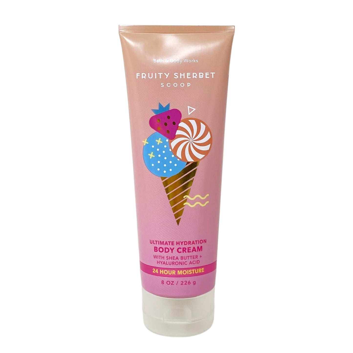 Bath & Body Works Fruity Sherbet Scoop 3 Piece Gift Set - Fragrance Mist - Body Cream - Shower Gel - with a Himalayan Salts Springs Bar Soap Beauty and Personal Care Bath & Body Works