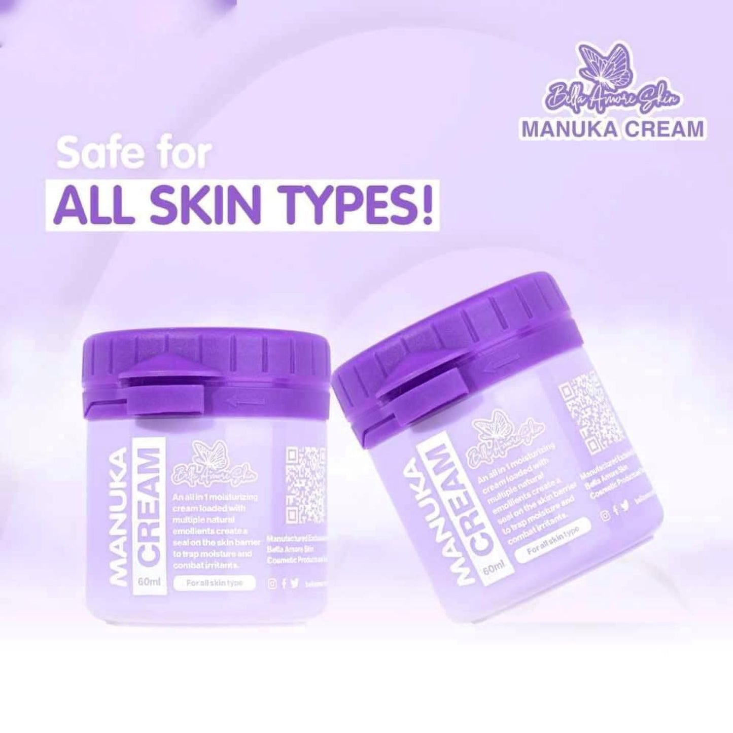 Bella Amore Skin Manuka Cream 60ml Beauty & Personal Care Bella Amore Skin