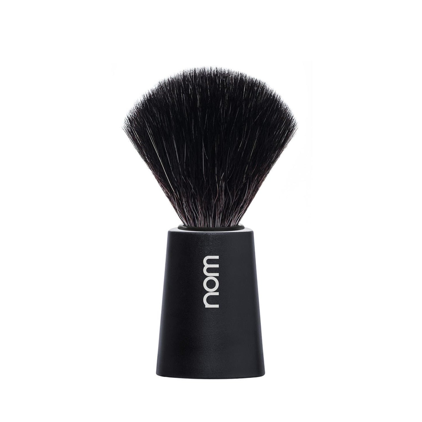 NOM Carl Shaving Brush - Vegan Shave Brush for Shaving soaps and creams - sustainable eco-friendly and reusable - Exfoliating Shaving Brush - Black Beauty and Personal Care MÜHLE