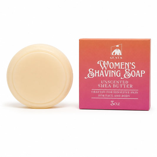 Women's Unscented Shea Butter All Natural Shaving Soap - Ideal for Sensitive Skin, Long Lasting, and Perfect for Shaving Legs - Moisturizes Beauty and Personal Care G.B.S