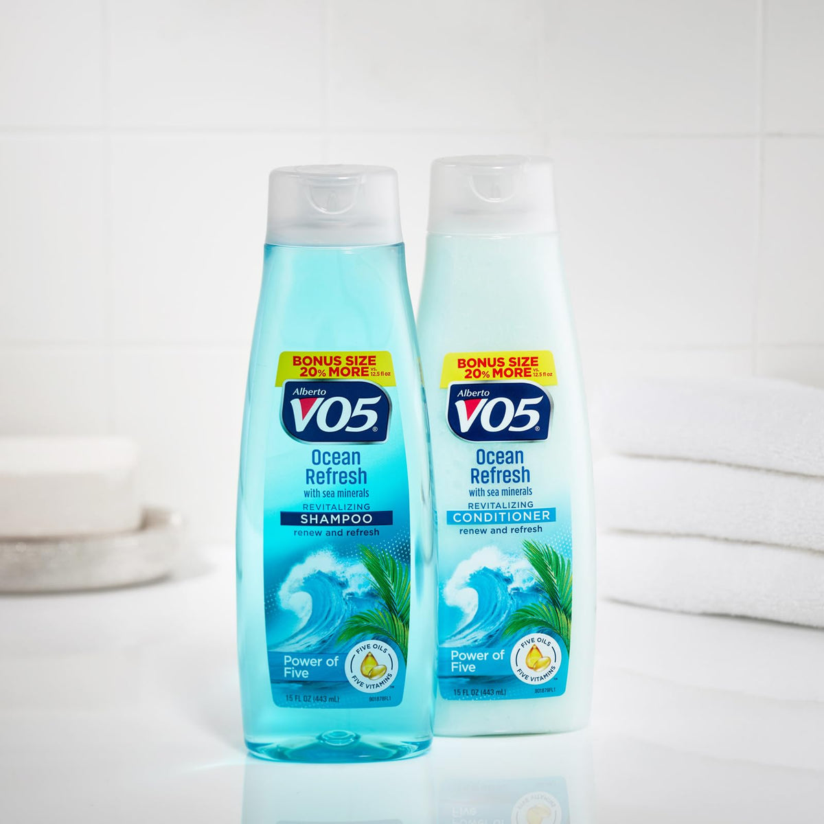 VO5 Alberto Revitalizing Ocean Refresh Shampoo for Unisex - 15 oz Shampoo