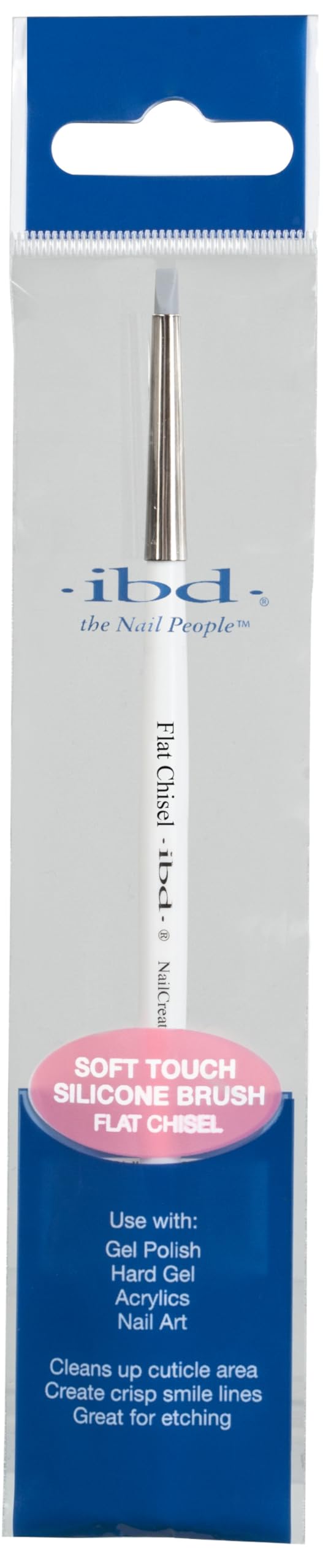 IBD Gel Brush #6 Flat (poly Bag) Beauty & Personal Care IBD