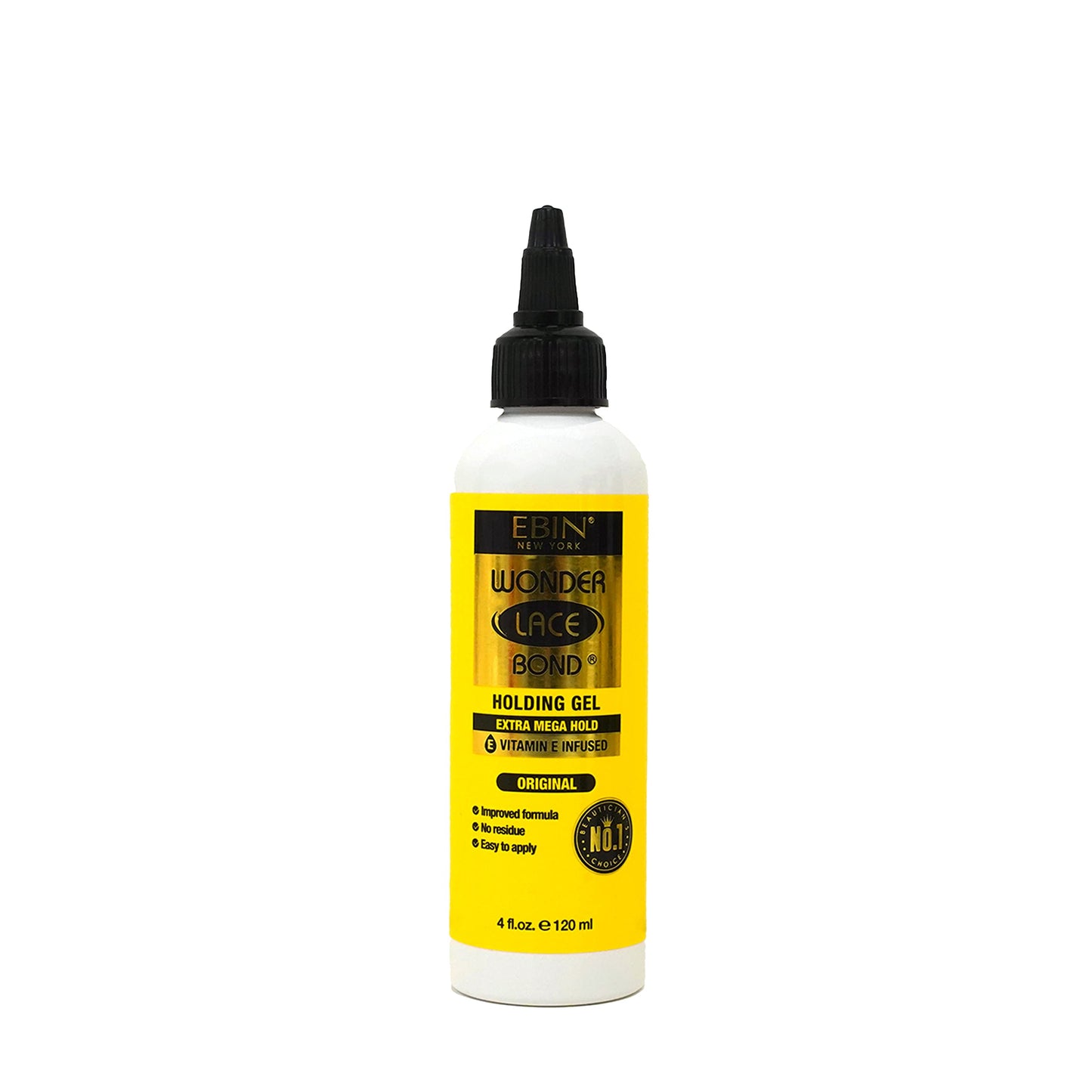 EBIN NEW YORK Wonder Bond Holding Gel 4oz/ 120ml - Original (Extra Mega Hold) | Quick Drying, Improved Formula Provides All-Day Hold, Easy to Apply Beauty & Personal Care EBIN NEW YORK