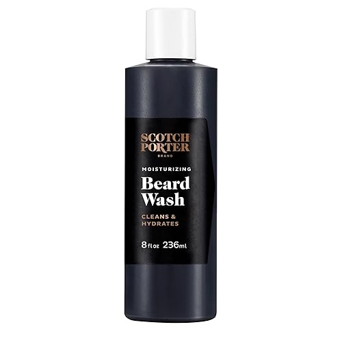 Scotch Porter Moisturizing Beard Wash - Cleanse, Refresh, Hydrate & Soften Coarse, Dry Facial Hair while Protecting Skin for a Fuller-Looking Beard Beauty & Personal Care Scotch Porter