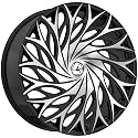 Azara AZA-525 20x8.5 5x114.3 5x120 +35 Cb 74.1 Gloss Black & Machined Beauty & Personal Care Azara