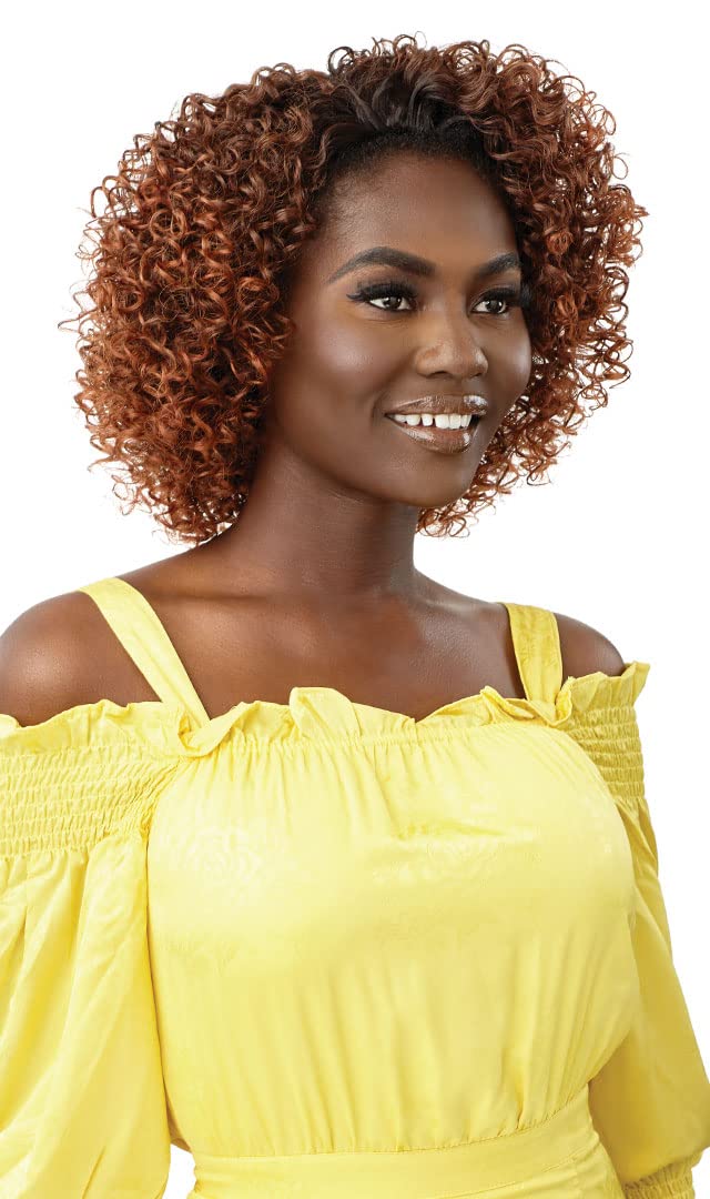 Outre Converti Cap Synthetic Wig - SPARKLING BELLE (Color:DR2/GOLDEN HONEY BLONDE)