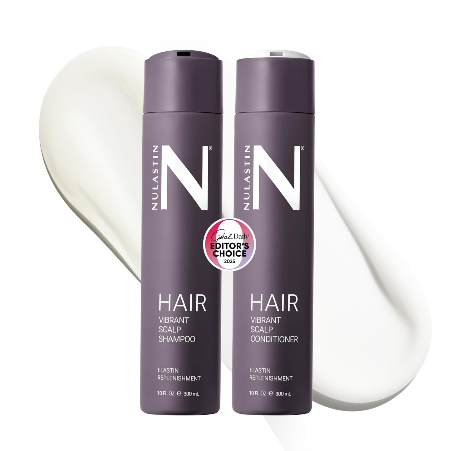 NULASTIN Shampoo + Conditioner Duo - Vibrant Scalp Shampoo (10 Fl Oz) & Vibrant Scalp Hair Conditioner (10 Fl Oz) for Fine Hair - Gift Set Beauty & Personal Care NULASTIN