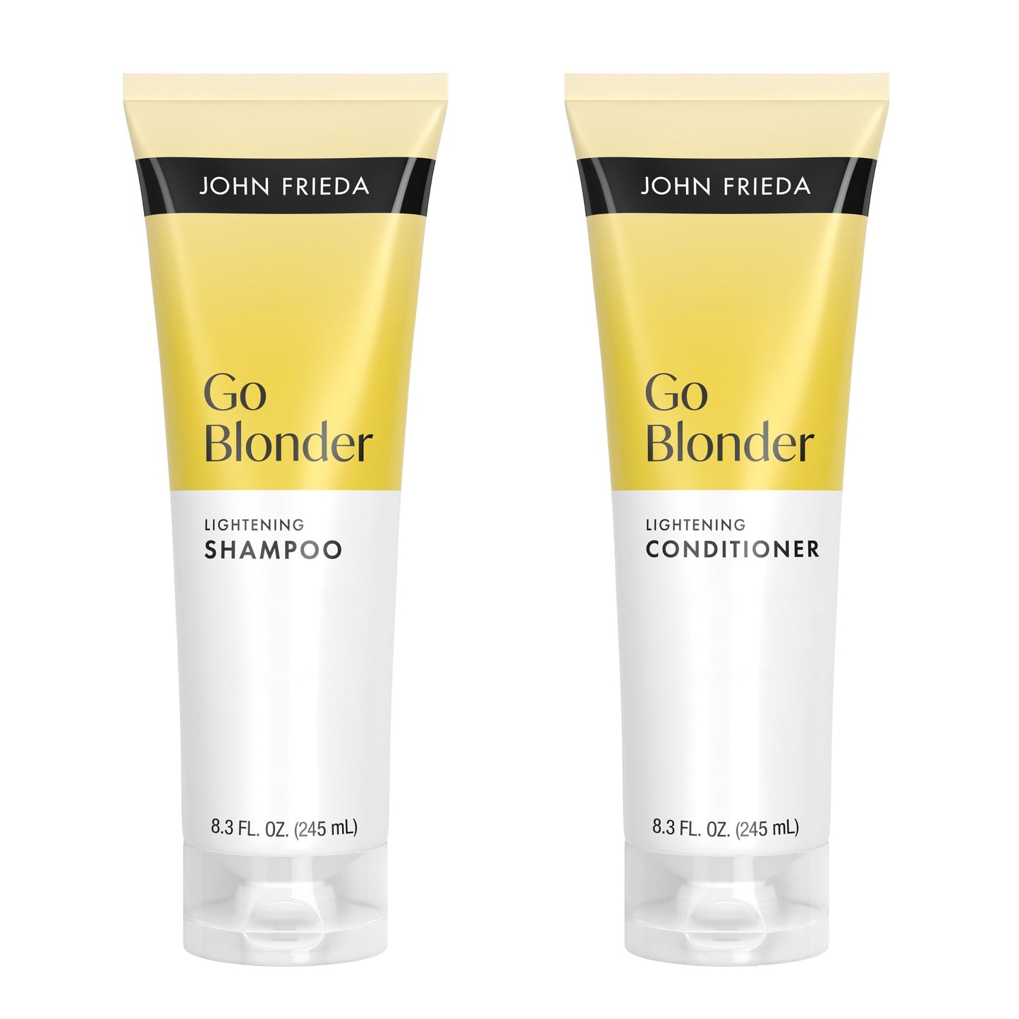 John Frieda Go Blonder Shampoo and Conditioner Set, Gradually Lightens Blonde Color Up, For Natural or Color-Treated Hair, 8.3 oz, Pack of 2 Beauty & Personal Care John Frieda
