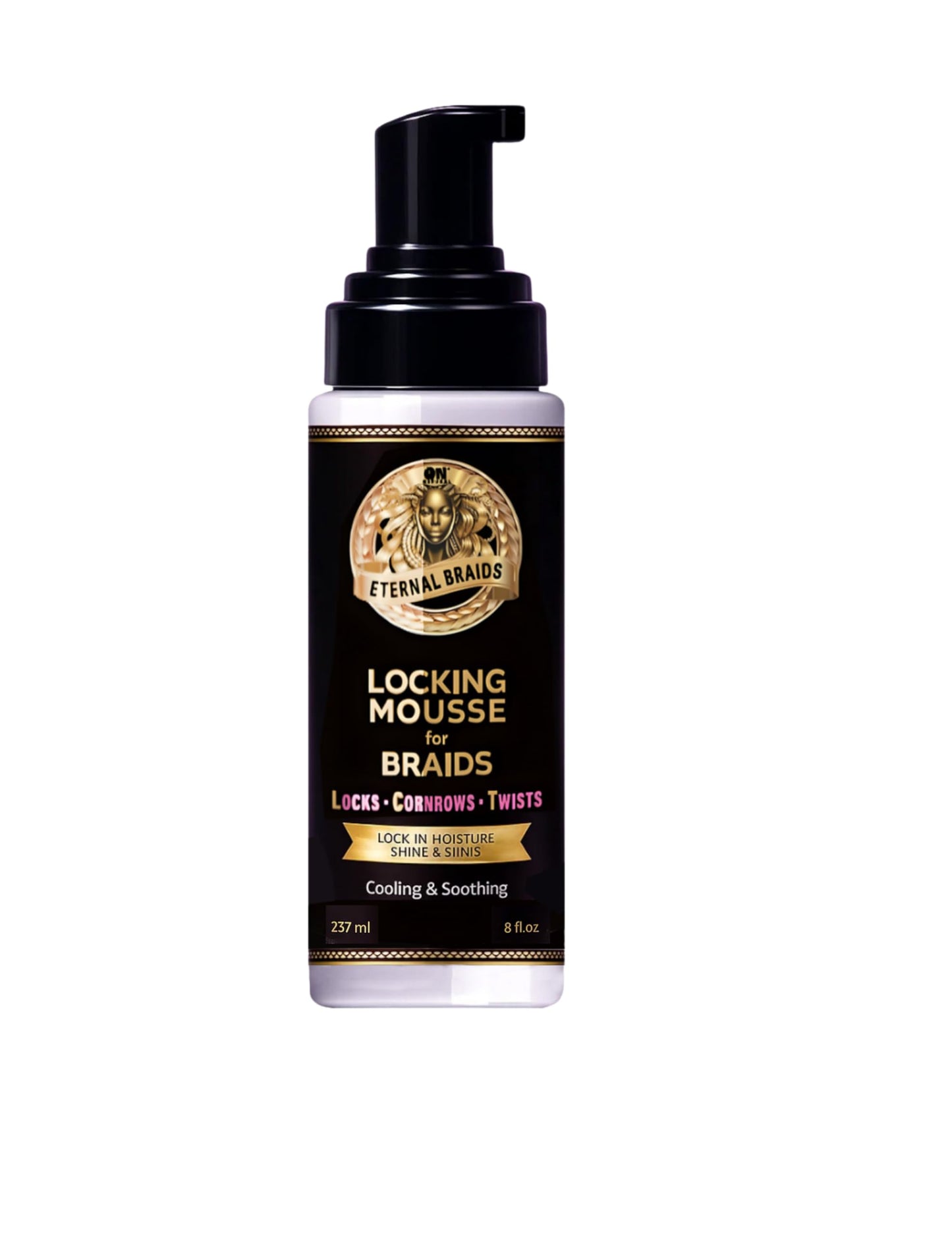 On Natural Eternal Braids Locking Mousse 8 OZ Beauty & Personal Care On Natural