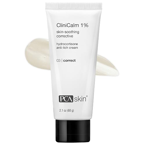 PCA SKIN CliniCalm 1% Maximum Strength Hydrocortisone Soothing Cream - Anti Itch Intense Therapy Moisturizing Face & Body Lotion with Aloe Beauty & Personal Care PCA SKIN