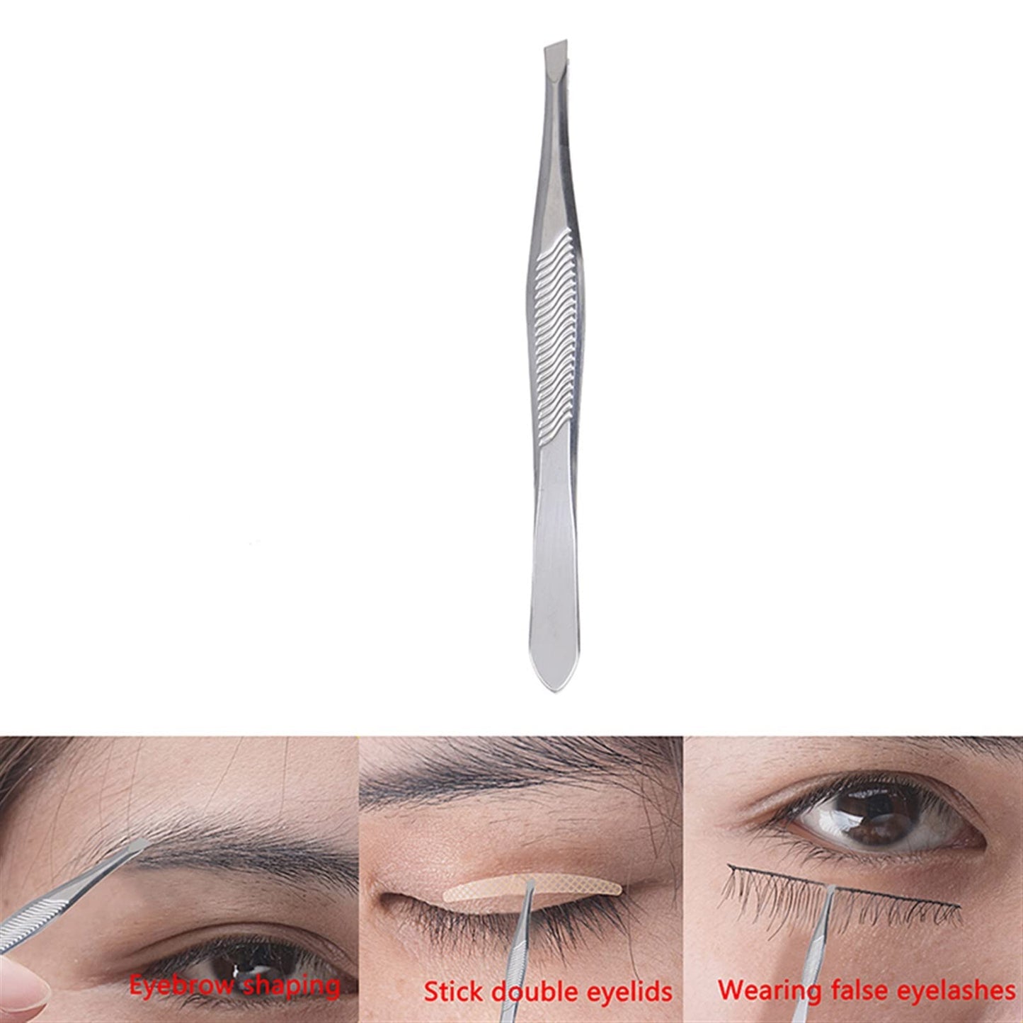 MENGKK Tweezers Multi-Function Eyebrow Tweezer Hair Beauty Slanted Puller Stainless Steel Eye Brow Clips Makeup Tool Unique Design Beauty and Personal Care MENGKK