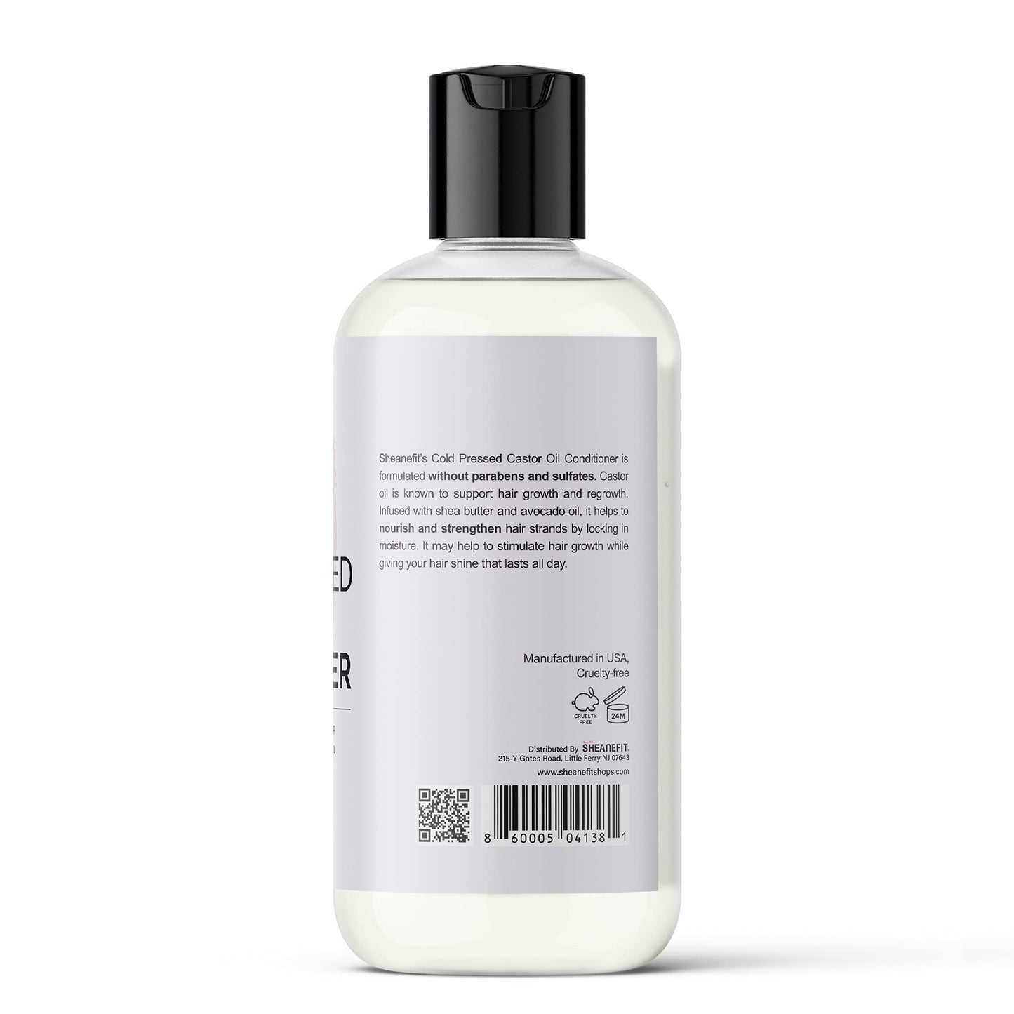 Sheanefit Cold Pressed Castor Oil Daily Shampoo Conditioner 16oz (Castor Oil Conditioner - 16oz) Beauty & Personal Care Sheanefit