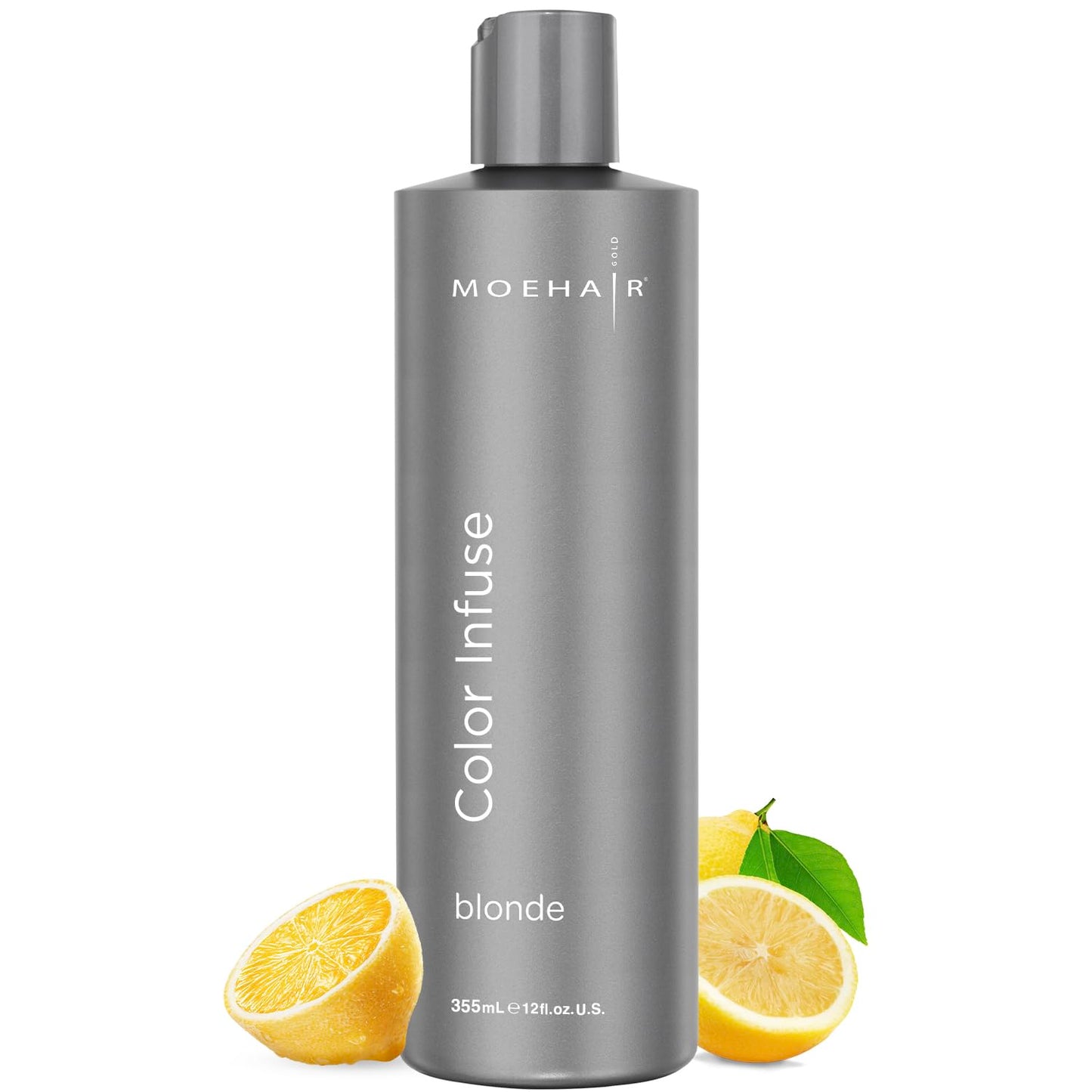 MOEHAIR Color Infuse Blonde - 12 Fl. Oz | Purple Toner for Blonde Hair | Neutralizes Brassiness and Unwanted Yellow Tones | Salon-Grade Hair Toner Beauty & Personal Care MOEHAIR