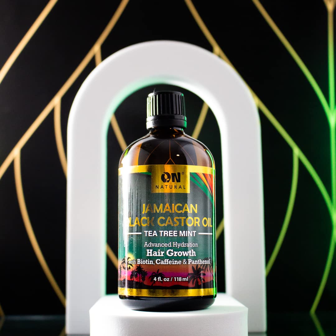 Jamaican Black Castor Oil [Tea Tree Mint] 4 oz Beauty & Personal Care On Natural